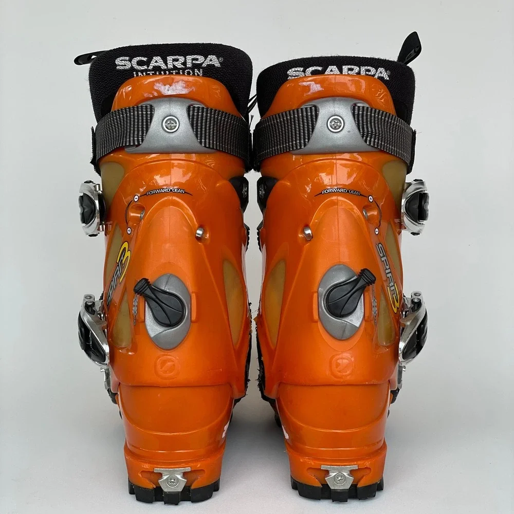 Scarpa Spirit 3 Touring Ski Boots‎ Mens 9 305mm Orange/Black Made in Italy